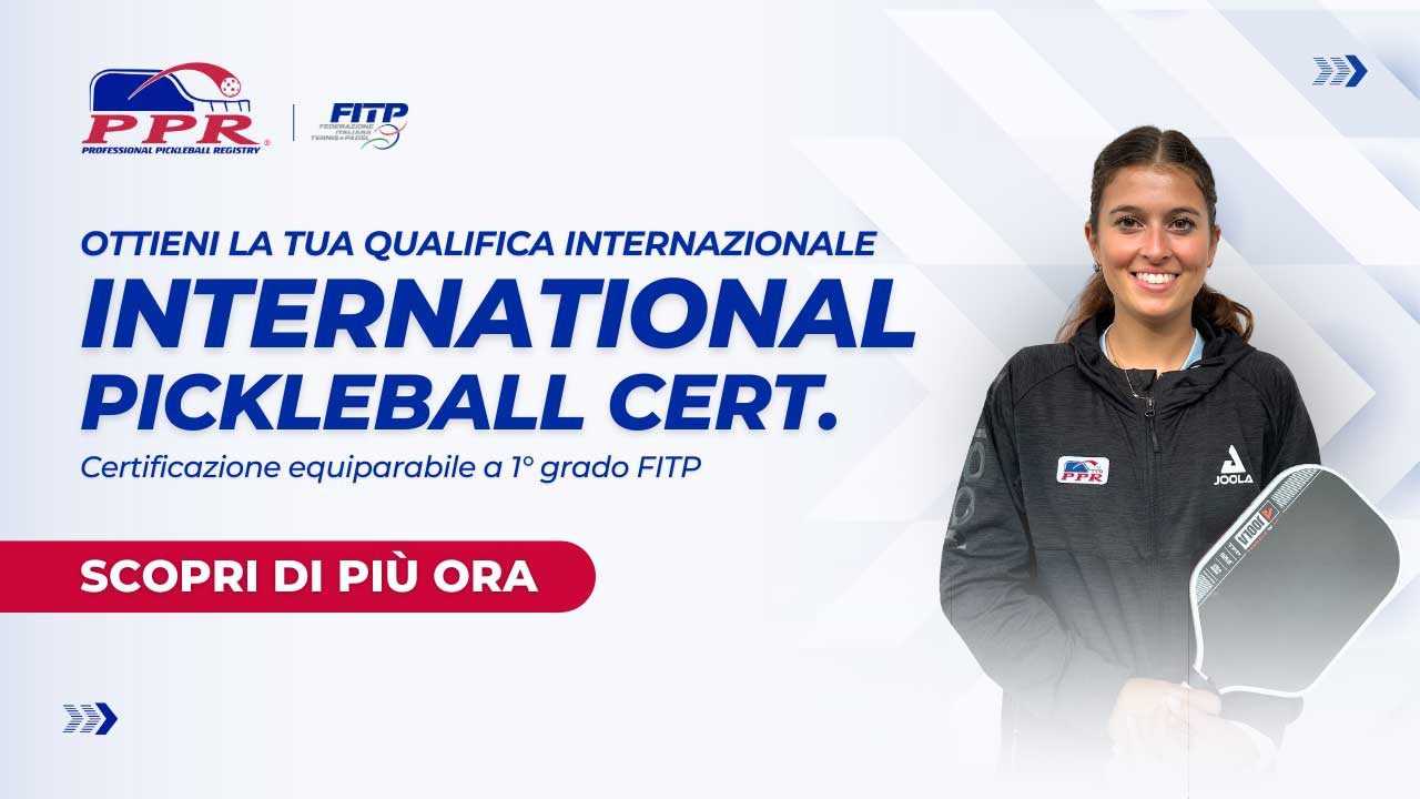PICKLEBALL INTL. CERTIFICATION – Corso di certificazione PPR