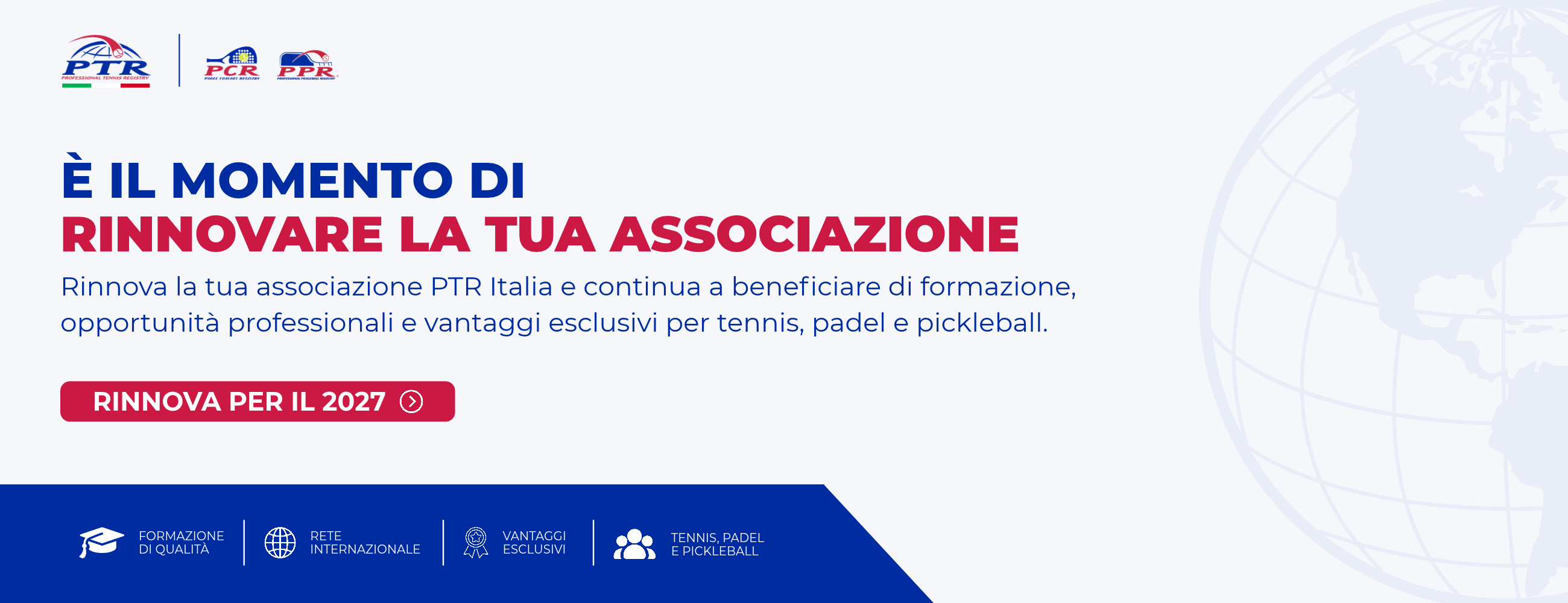 Rinnova la tua associazione PTR per il 2027